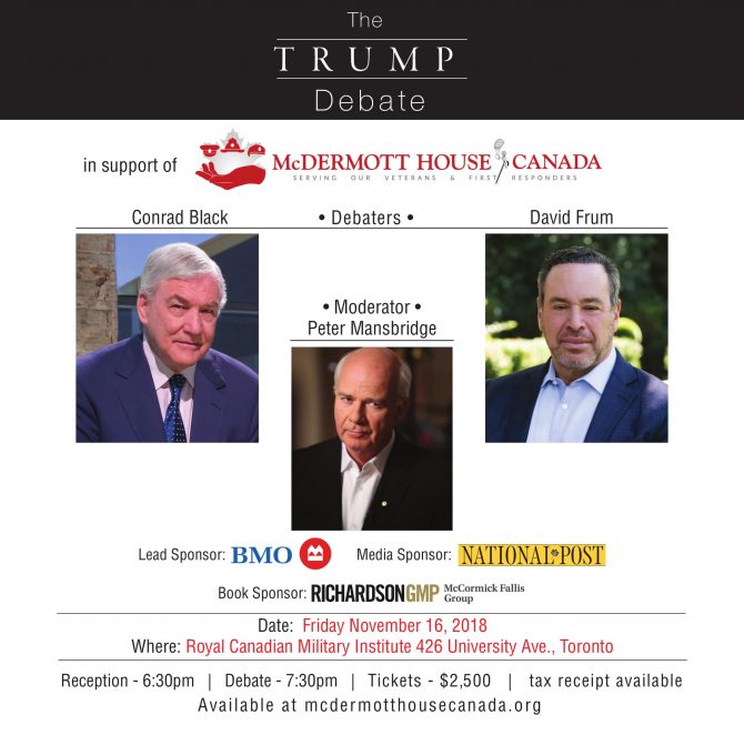 McDermott House Canada Presents: The Trump Debate